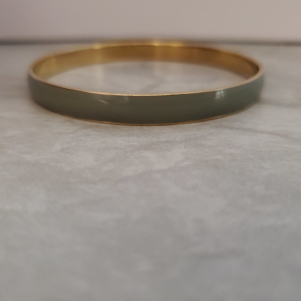 ✨ Vintage Y2k 00s 2000's J. Crew Grey Skinny Bangle ✨ - Picture 4 of 8